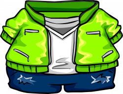 Green Scene Jacket | Club Penguin Wiki | FANDOM powered by Wikia