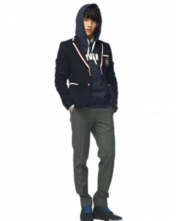 B1A4 Gongchan Posing For SMART School Uniform transparent PNG - StickPNG
