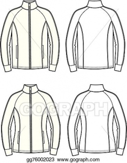 Clip Art Vector - Sport jacket. Stock EPS gg76002023 - GoGraph