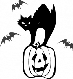 Halloween Black Cat Clipart | Free download best Halloween Black Cat ...