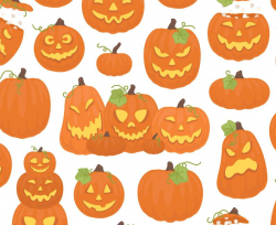 Jack O Lantern Clipart, Pumpkin Clip Art, Halloween Clipart, Fall Autumn  Clip Art, Pumpkin Spice Clipart, Spooky Clip Art, Commercial Use