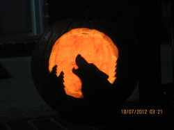 wolf pumpkin carving patterns | Wolf Jack-O-Lantern Patterns ...