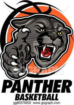 EPS Vector - Panther basketball. Stock Clipart Illustration ...
