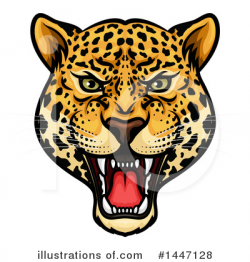 Jaguar Clipart #1447128 - Illustration by Vector Tradition SM