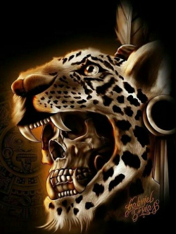 Jaguar Warrior Skull. … | Aztlan | Aztec art, Art, Aztec ...