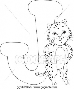 Vector Art - Coloring page jaguar. Clipart Drawing ...