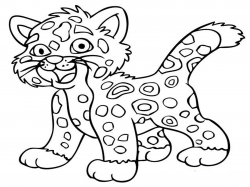 Free Coloring Page Jaguar Animal Printable : - Clip Art Library