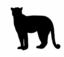 Snow Leopard Silhouette at GetDrawings.com | Free for personal use ...