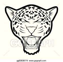 Vector Clipart - Jaguar. Vector Illustration gg63638774 ...