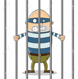 Jail Cartoon Clip Art | Cartoon Man in Jail Clipart (58+) | JAILTIME ...
