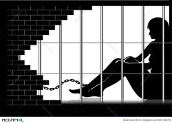 Women In Prison Illustration 33144216 - Megapixl