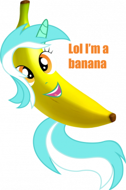 Request) Lyra the banana pony by blackmamba429 on DeviantArt