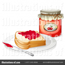 Toast And Jam Clipart #1206030 - Illustration by Graphics RF