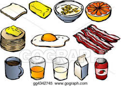 Stock Illustration - Breakfast clipart. Clipart gg4342745 ...
