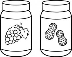 Jam Jar Clipart Black And White ✓ All About Clipart