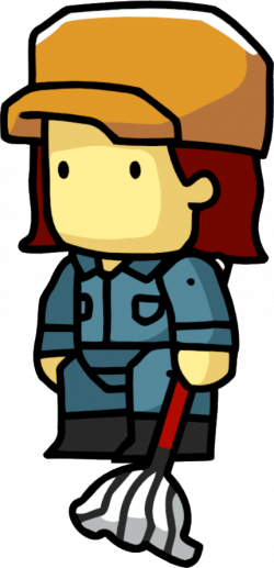 Image - Janitor Female.png | Scribblenauts Wiki | FANDOM powered by ...