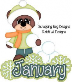 Cute January Clipart | Party Clipart | Christmas stencils ...