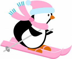 Skiing penguin | PINGÜINOS | Pinterest | Penguins, Clip art and Cricut