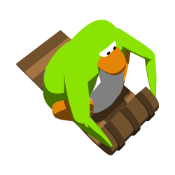 Image - Lime Green Penguin Toboggan.PNG | Club Penguin Wiki | FANDOM ...