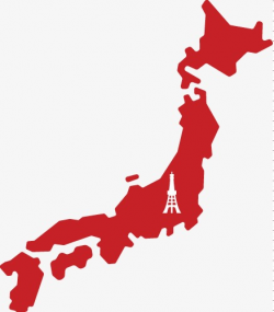 Japan, Japan Map, Japanese Element PNG Image and Clipart for Free ...