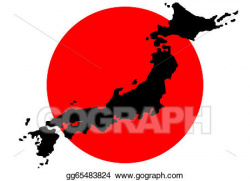Vector Clipart - Map of japan. Vector Illustration ...