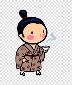 Japan Cartoon Poster, Coffee, Japanese girl kimono ...