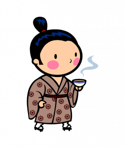 Japan Cartoon Poster - Coffee, Japanese girl kimono 634*746 ...