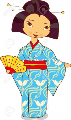 Japan clipart kimono #4 | stuff | Clip art, Japan, Character
