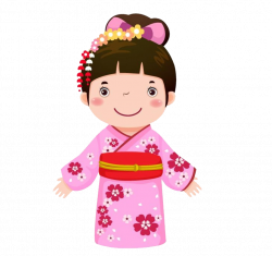 Japan Kimono Cartoon Child - Japanese woman 1024*963 transprent Png ...