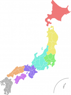 Map of Japan (colour) Icons PNG - Free PNG and Icons Downloads