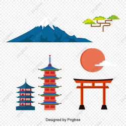 Simple Japanese Decorative Design, Japanese Clipart ...