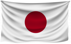 Japan Wrinkled Flag | Gallery Yopriceville - High-Quality Images ...