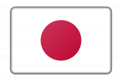 OnlineLabels Clip Art - Japan Flag (Bevelled)