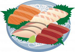 Clipart - Sashimi Assortment (#2)