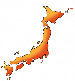 Japan Clip Art by Phillip Martin, Map of Japan