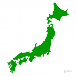 Japanese Map Free Picture｜Illustoon