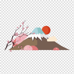 Mt Fuji illustration, Mount Fuji Tokyo Poster, Japanese ...
