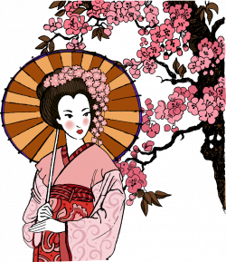 Japan Geisha Clip art - Umbrella Japanese women 1045*1211 transprent ...