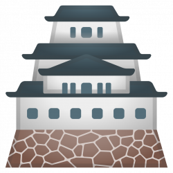 Japanese castle Icon | Noto Emoji Travel & Places Iconset | Google