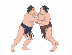 Clipart - Sumo Wrestlers