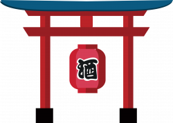 Japan Torii Paifang Gate - Japanese torii gate decorative pattern ...