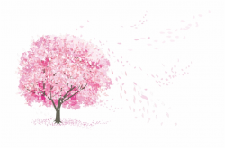 sakura #pink #deco #japan #flowers #tree #spring #splash ...