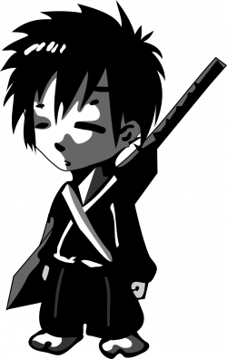 Samurai Clipart Japanese Child#3871302