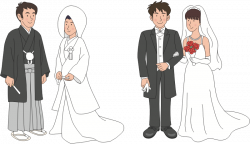Clipart - Japanese Wedding