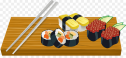 Sushi Cartoon clipart - Sushi, Food, transparent clip art