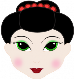 Geisha Girl Anime Clip Art at Clker.com - vector clip art online ...