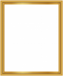 Gold Deco Frame PNG Clip Art Image | Gallery Yopriceville - High ...