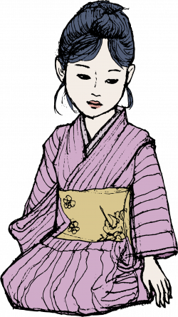 Kimono Lady Icons PNG - Free PNG and Icons Downloads