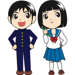Japanese Students clipart, cliparts of Japanese Students ...