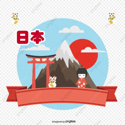 Cartoon Japanese Tourist Decoration, Tourism, Travel, Japan ...